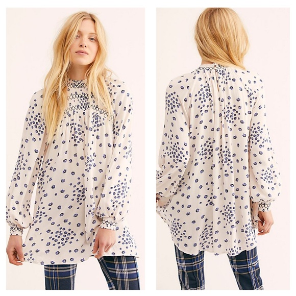 Free People Tops - SOLD Free People Flowers In Her Hair Tunic